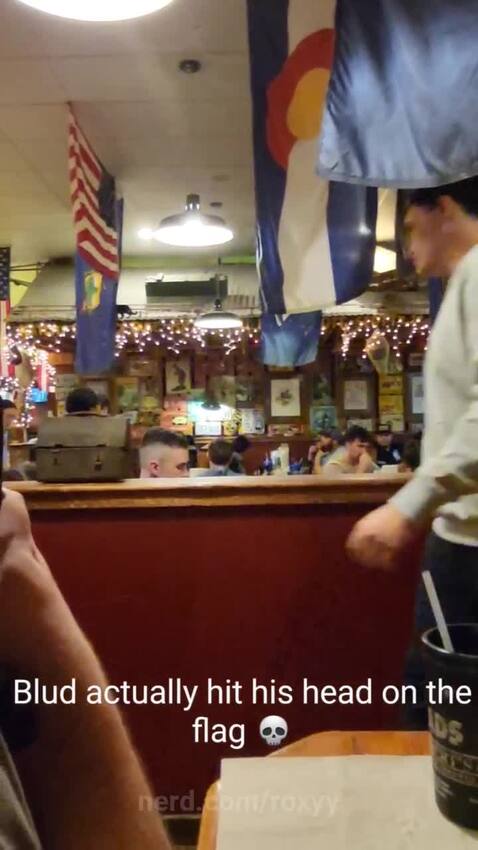 We are at a restaurant that chucks rolls at you.
It's called... by roxyy