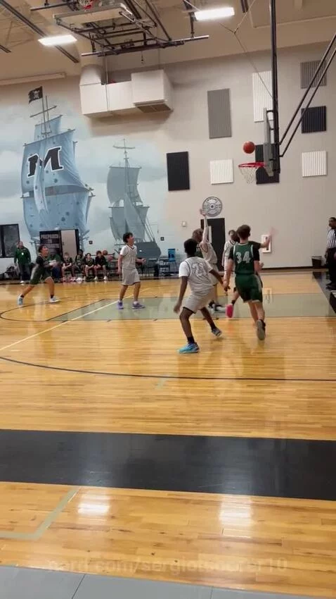 Basketball game was crazy. McMillan won 57-16 by sergiotsoccer10