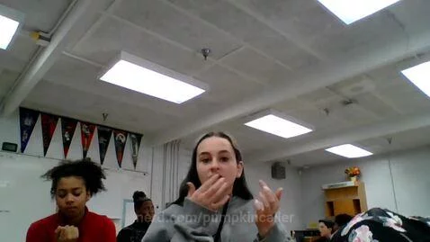 They didn't want to be on camera by pumpkincaller