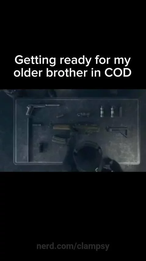 Brother: wanna play cod? by clampsy