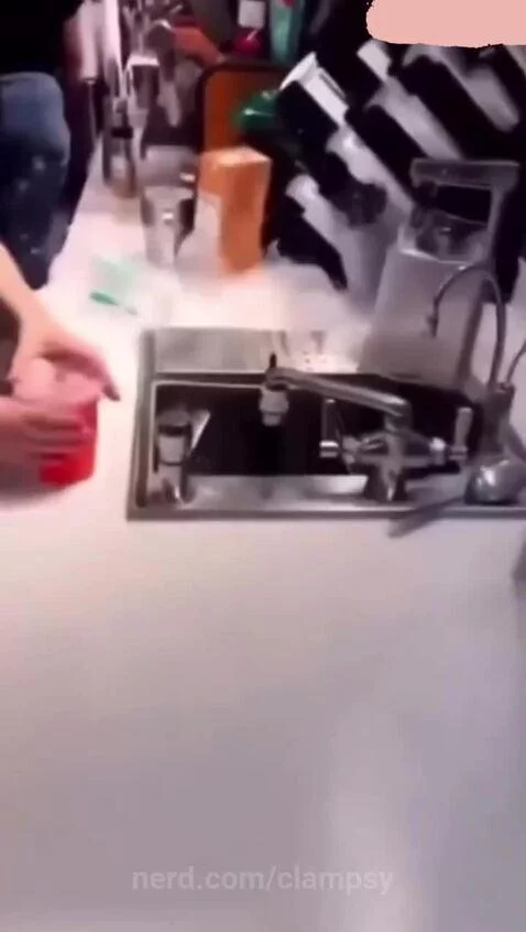 I threw the cup at them by clampsy