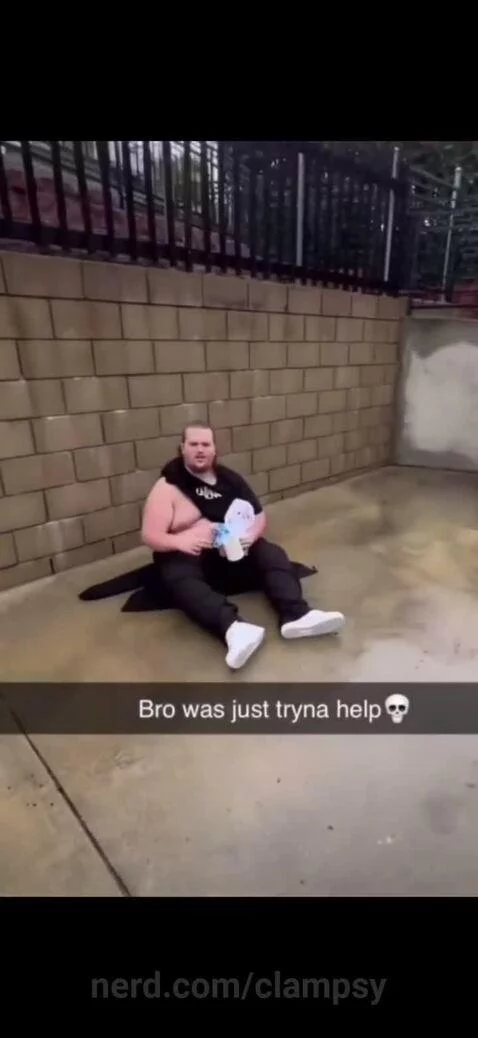 He was just trying to help! by clampsy