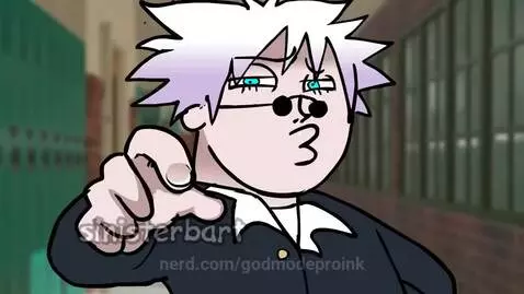 GOJO MEETS SUPER SENIOR GOJO?!(not mine) by godmodeproink