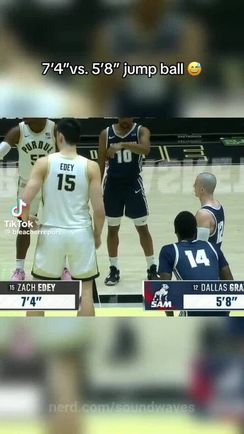 Zach Edey put up against Samfo.. by Soundwaves - Nerd