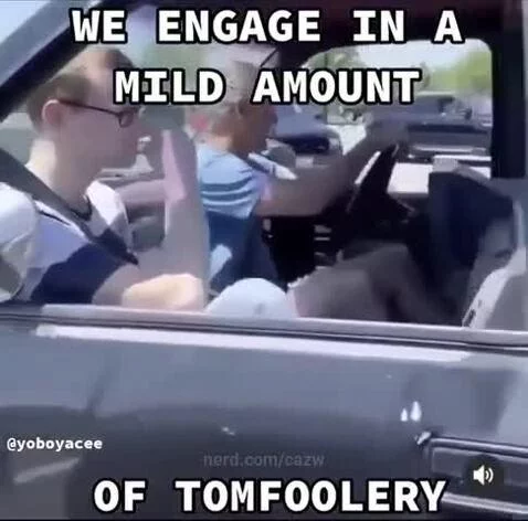 car, tomfoolery, fyp by cazw