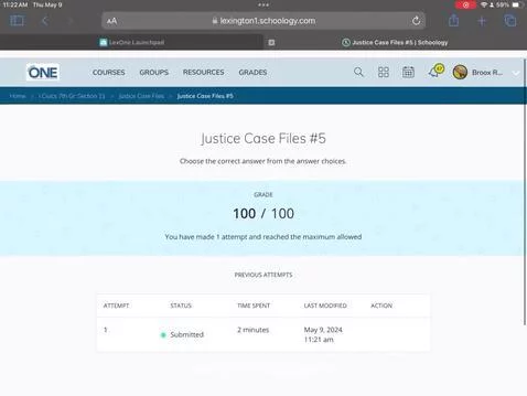 Just got a 100!!! by shadow