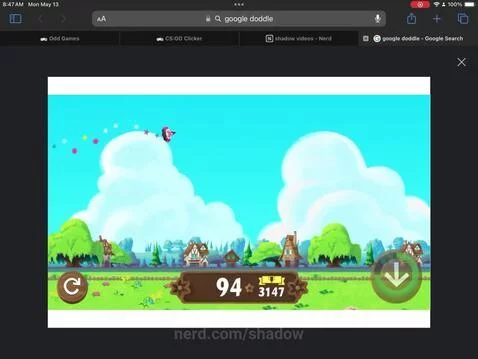 Have you done this before by shadow