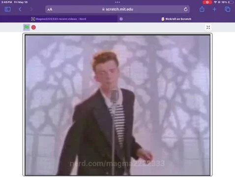 Not a rickroll by magma2222333