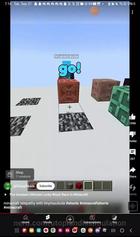 minecraft  telepathy with tinymacdude by utopiandissimulation