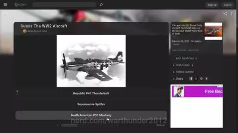 guessing the ww2 aircraft by warthunder2012