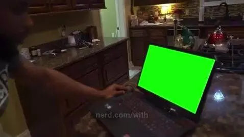 computer by with