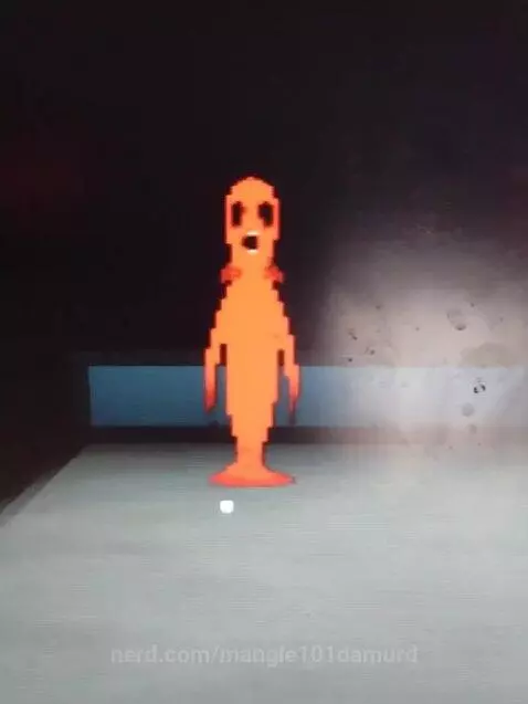 Me trying to play pressure and this thing is following me- by mangle101damurd