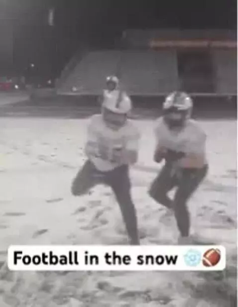 Snow football hits different by izeyah