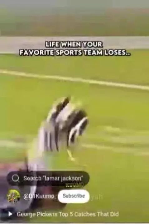 Life When Your Favorite NFL Team Loses… 💔😥 by izeyah