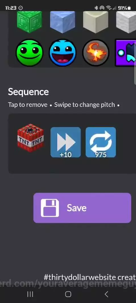 TNT minecraft particle accelerator in thirty dollar webpage by youraveragememeguy2