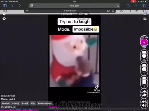 Let’s try to make it the most screen recorded video, keep po... by sh4kbitmytoe