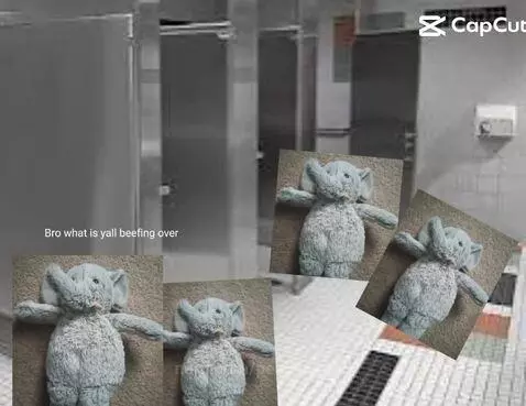 Bathroom fight by peelyisgood