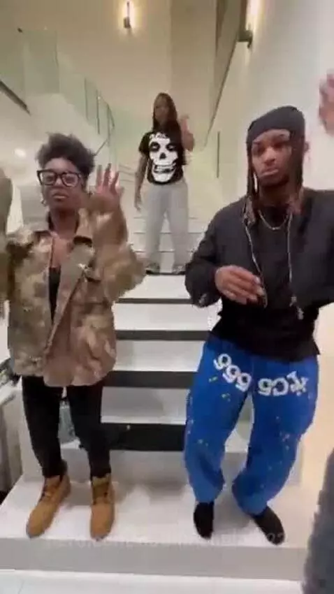 Pink dreads ticktok dance by notlilmabulol222