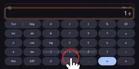 How does this calculator get infinity? Can someone pls expla... by averagestudent