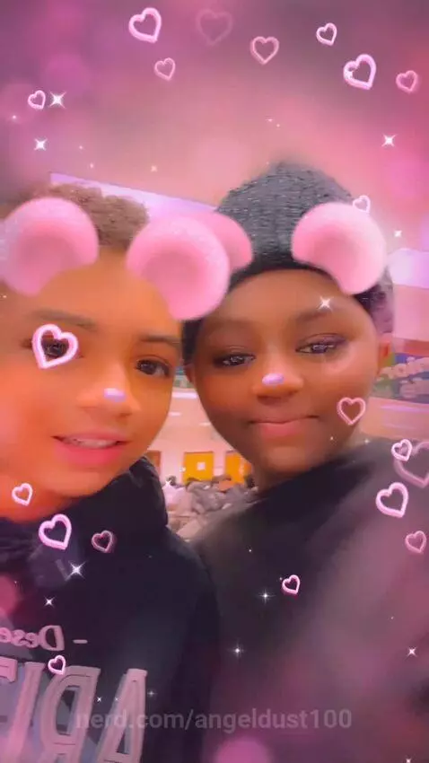 Me and my Bf at school by angeldust100