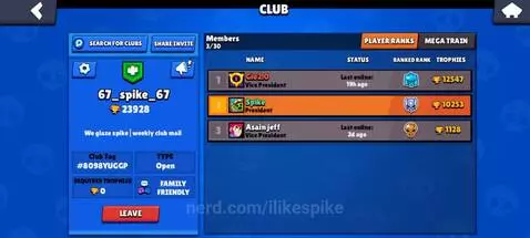 Join my club by ilikespike