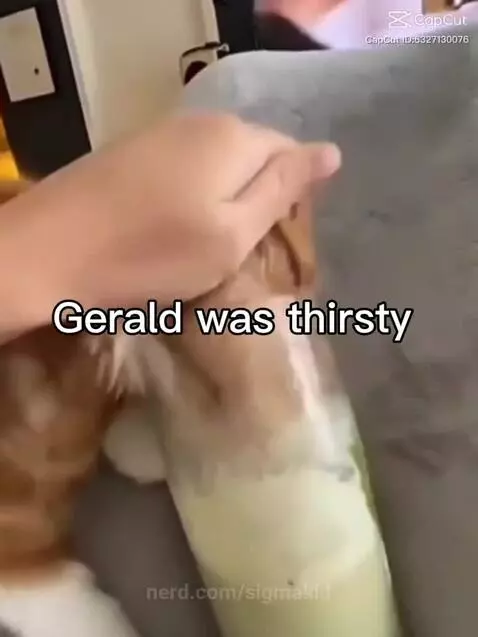 Gerald was thirsty by sigmakid