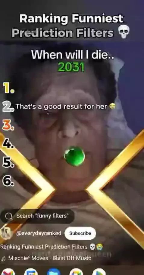 Ranking funniest prediction filters #lolz #follow and like f... by catqueen