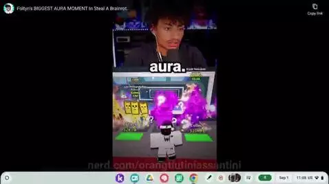 Foltyn got his most Aura Moment in Steal a Brainrot by orangtiutiniassantini