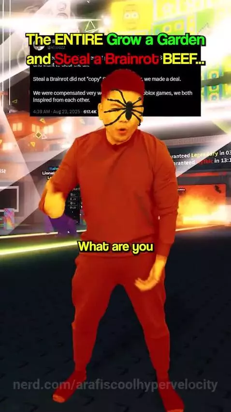 Grow a Garden vs Steal a Brainrot Admin Abuse War Who's gonn... by arafiscoolhypervelocity