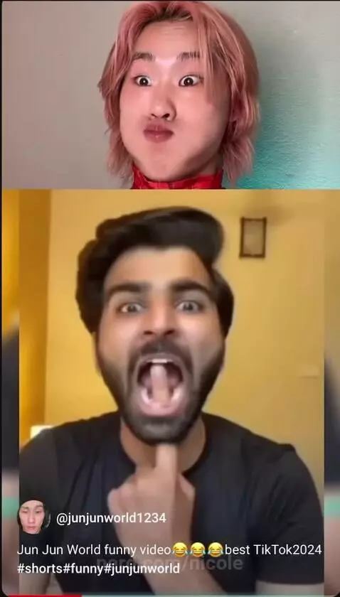 Try not to laugh by nicole