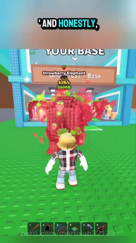 Strawberry elephant by martisan32123