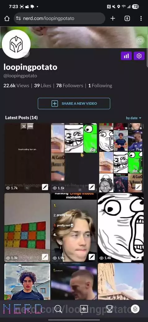 Someone beat me on leaderboard 😢 😭 😿 😢 😭 by loopingpotato