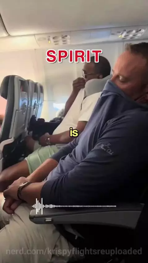 Spirit FORCED to Land After Fart Emergency 😂 by krispyflightsreuploaded