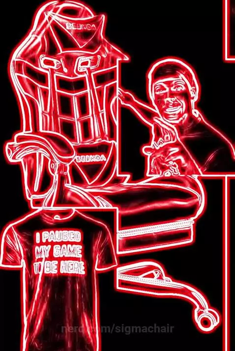 this chair super tuff so like by sigmachair