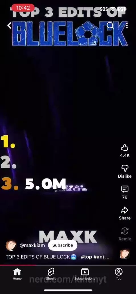 top 3 edits of blue lock by killanyt