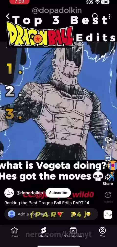 top 3 dragon ball edits by killanyt