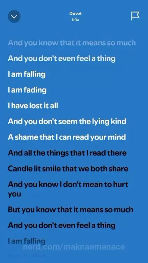 Duvet🦢 ~ Bôa(Full Song) by maknaemenace