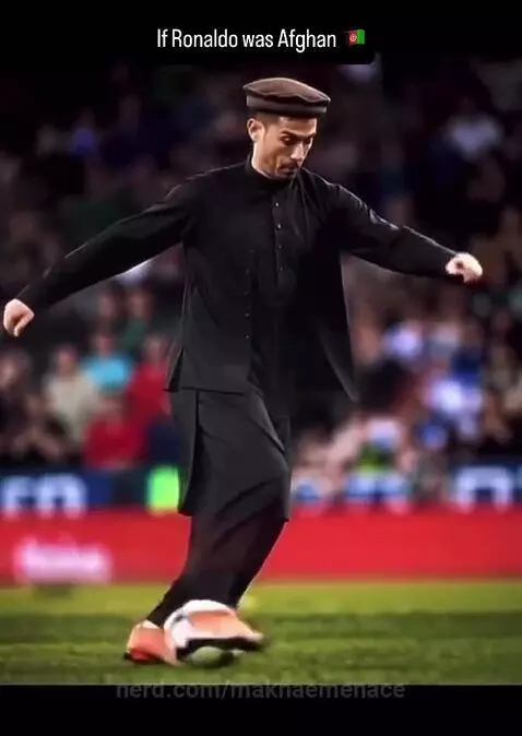 If Ronaldo was Afghan😭🇦🇫 by maknaemenace