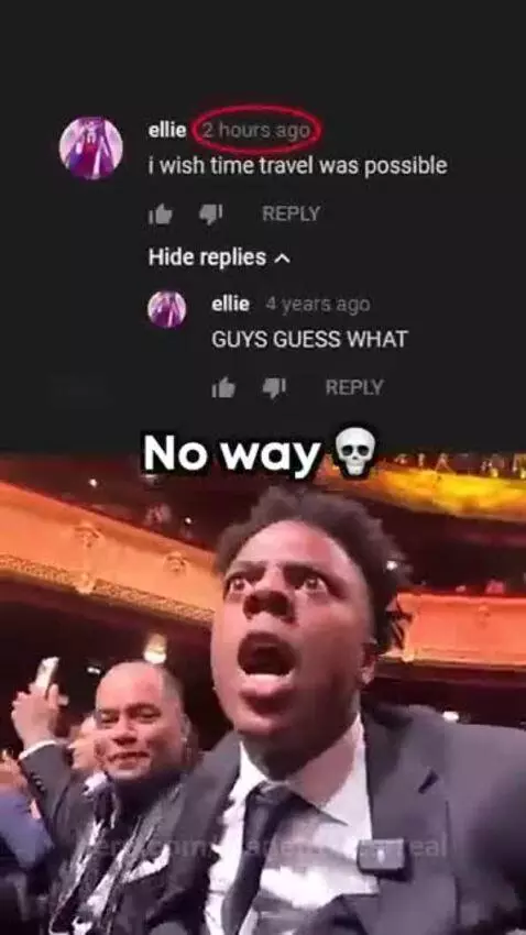 Bro is a time traveler 💀 by planetronzerreal