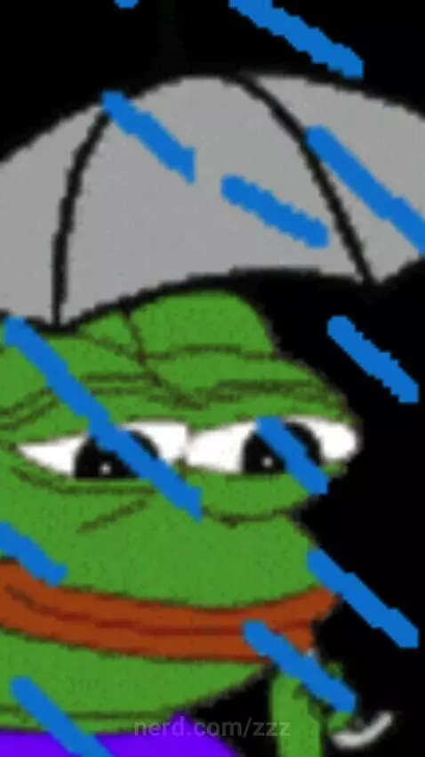 sad frog                       falling down by zzz