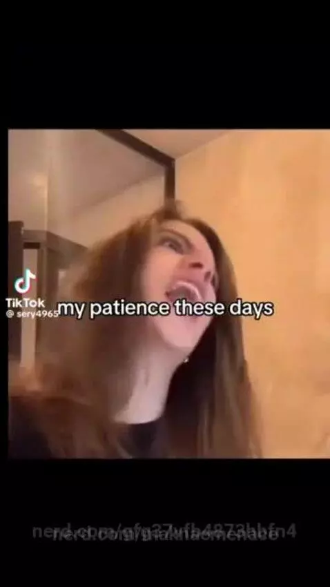 no patience by gfg37vfb4873hbfn4