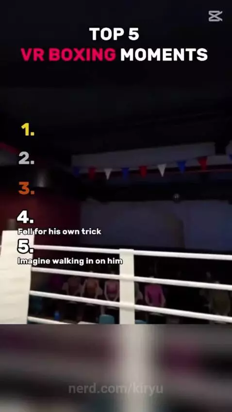 Top 5 VR boxing moments by kiryu