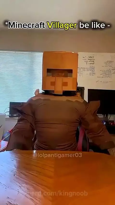 Villager be like by kingnoob