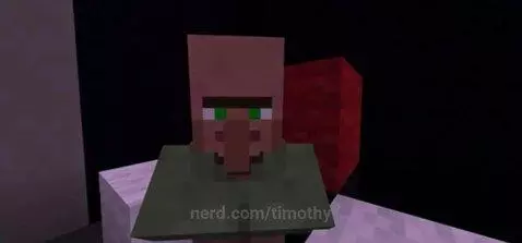 Villager loses his marbles after player steals a piece of br... by timothy