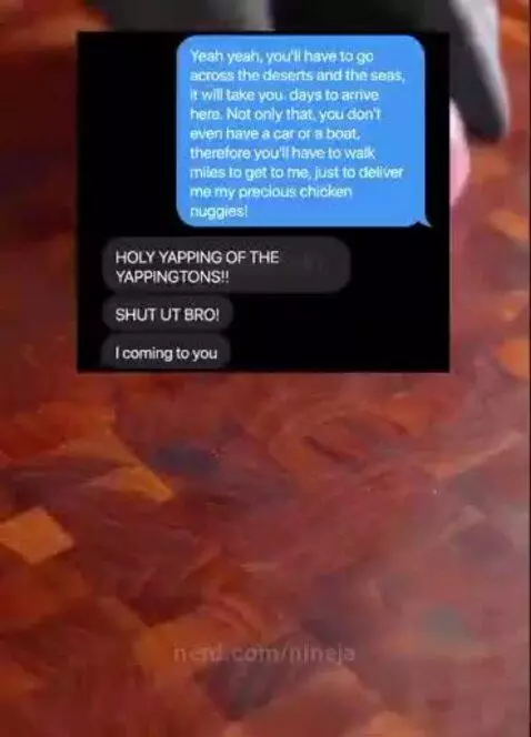 Text be like by nineja