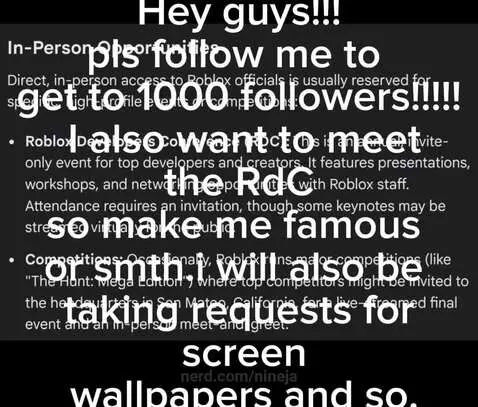 Hey guys!!!! Follow pls!!!! by nineja