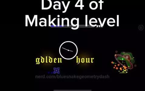 Day 4 of making easy demon by bluesnakegeometrydash