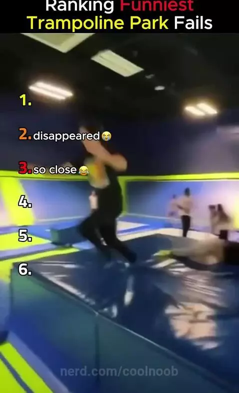 ranking funniest trampoline park fails by coolnoob