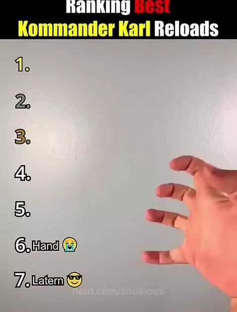 ranking  Best kommander Karl reloads by coolnoob