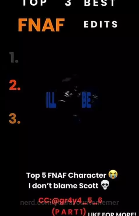 Best fnaf edits by youfavouritememer